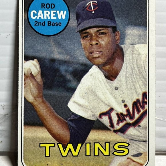 1969 Topps Set-Break #510 ROD CAREW White Letters EXMT Cubs Baseball Card! - Picture 1 of 2